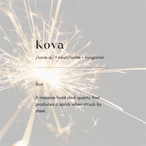 Kova | Name Meaning and Writing Inspiration