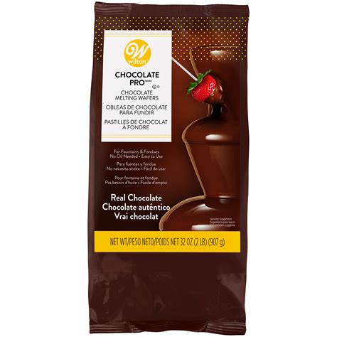 Wilton 2104-2618 Chocolate Pro Milk Chocolate Melting Chocolate Wafers ...