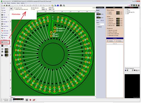 How to export Sprint Layout PCB to gerber files