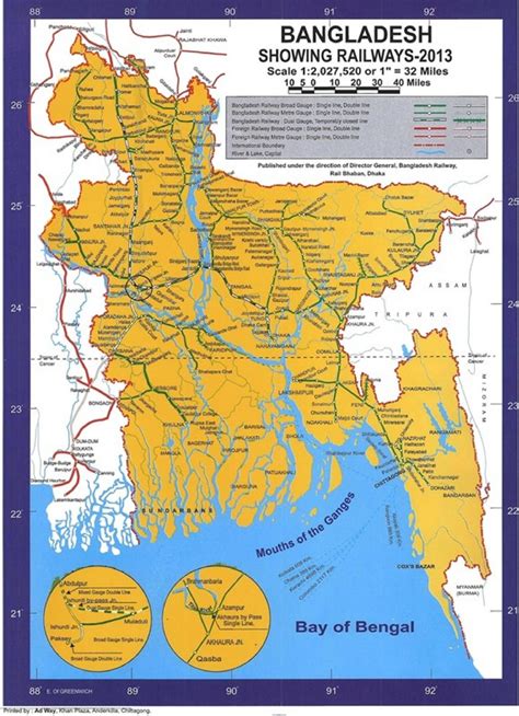 Map Of Bangladesh Railway