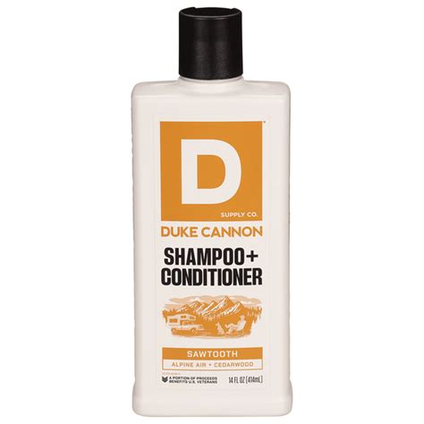 Duke Cannon Supply Co. Shampoo + Conditioner, Sawtooth/Alpine Air ...