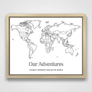 Color Your Own World Map 的图像结果