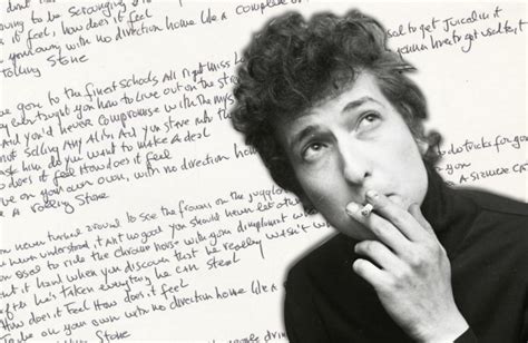 Bob Dylan's handwritten 'Like A Rolling Stone' lyrics up for auction
