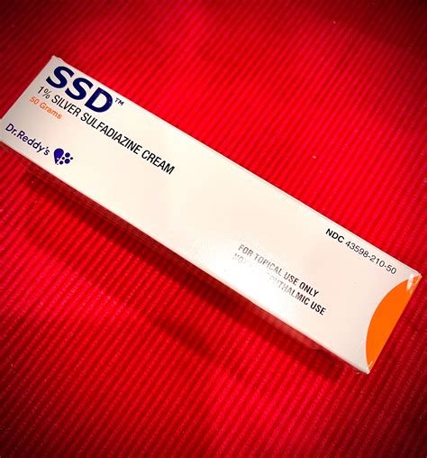 Burn Cream SSD (1% SILVER SULFADIAZINE CREAM )that should be in very K – HighTech Labs