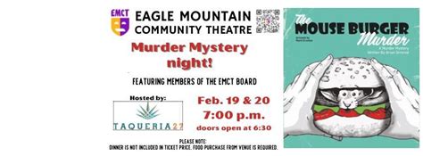 The Mouse Burger Murder - Murder Mystery Dinner, Taqueria27 - Eagle ...