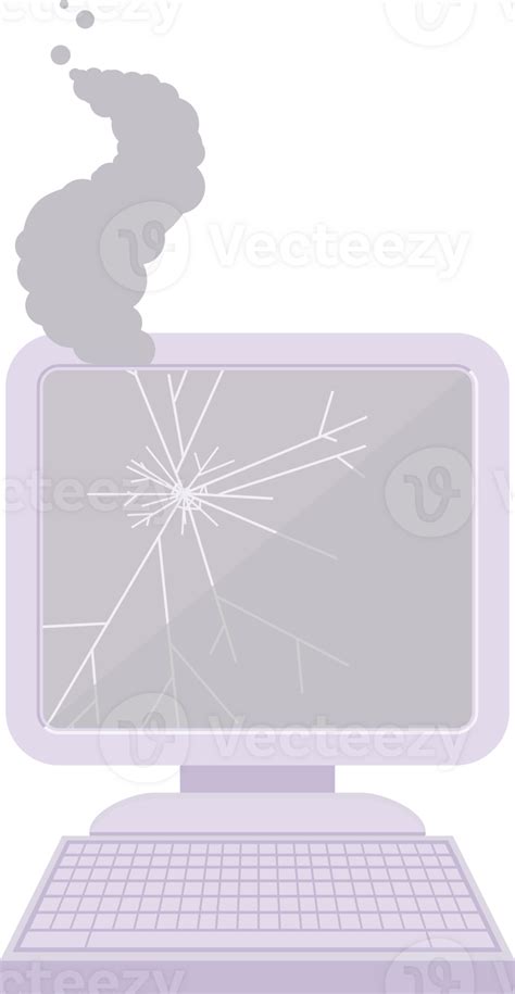 Cartoon Icon Broken Computer 的图像结果