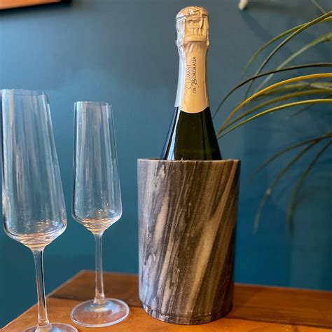 Marble Wine Cooler Grey By SO JUST SHOP