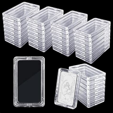 HESHUYU 45 Pcs Silver Bar Holder 1 oz Silver Bar Capsule India | Ubuy