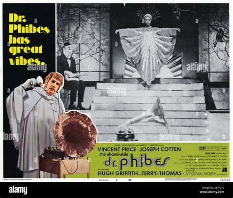 The Abominable Dr Phibes - Movie Poster - Movie Poster Stock Photo - Alamy