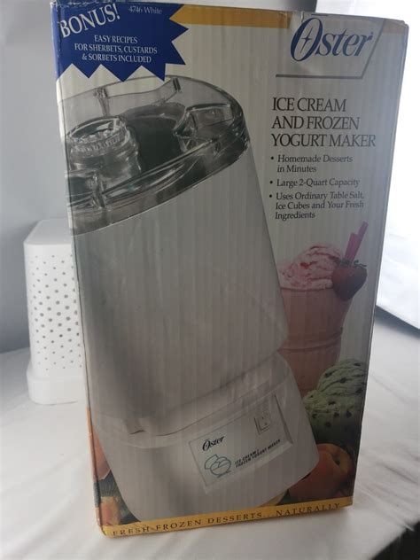 Oster DESIGNER Ice Cream Maker 768-08 2 Qt/quart Cover Only for sale ...