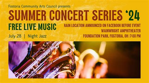Summer Concert Series, Foundation Park, Fostoria, 28 July 2024 | AllEvents