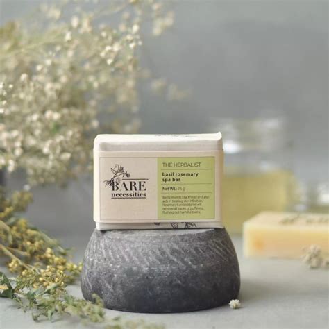 Basil Rosemary Spa Bar | The Herbalist Handmade Natural Soap– Bare ...