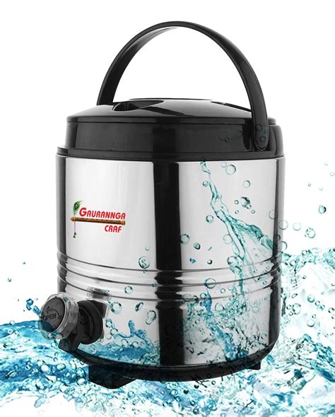 Buy GAURANNGA CRAFT Stainless Steel Water Camper Travel Office Water ...