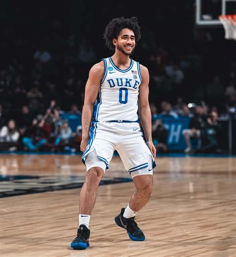 Download Duke Basketball Player Court Presence Wallpaper | Wallpapers.com