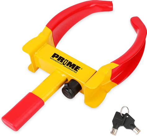 Amazon.com: Titan Grip Wheel Lock-Heavy Duty Anti Theft Wheel Lock Clamp- Trailer Wheel Travel ...