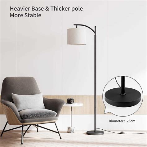 SUNMORY Arc Floor Lamp, Modern Floor Lamp with Romote Control and ...