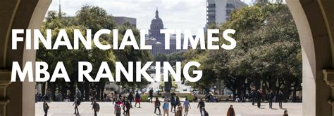Financial Times MBA Ranking | Clear Admit