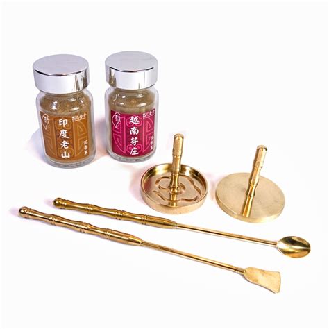 Shape Incense Mold Tool Gift Box - Brass Cloud Shape Mold + Brass Spoon ...