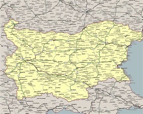 Bulgaria Map Images