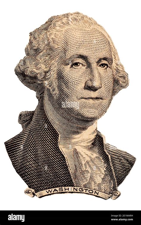 Portrait of first U.S. president George Washington Stock Photo - Alamy