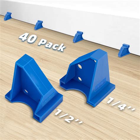 Snapklik.com : Upgraded 40 Pack Flooring Spacers Laminate Flooring ...