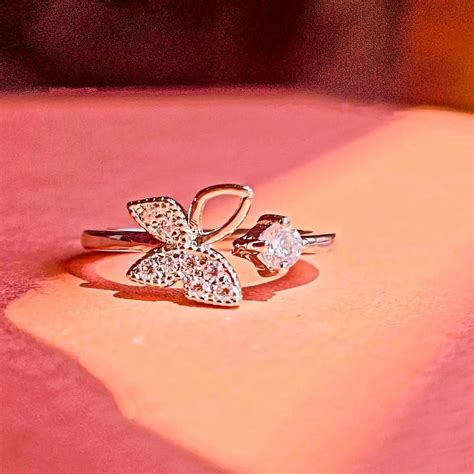 Silver butterfly adjustable rings - 925 silver ring Manufacturer from ...