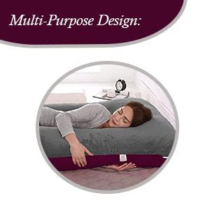 Mom's Moon Full Body Support Pregnancy Pillow/Maternity Breastfeeding ...