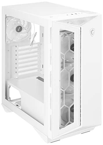 MSI MPG GUNGNIR 110R White - Premium Mid-Tower Gaming PC Case ...
