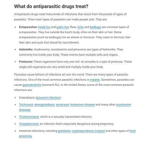 Cancer/Parasites: Ready for Review & Title