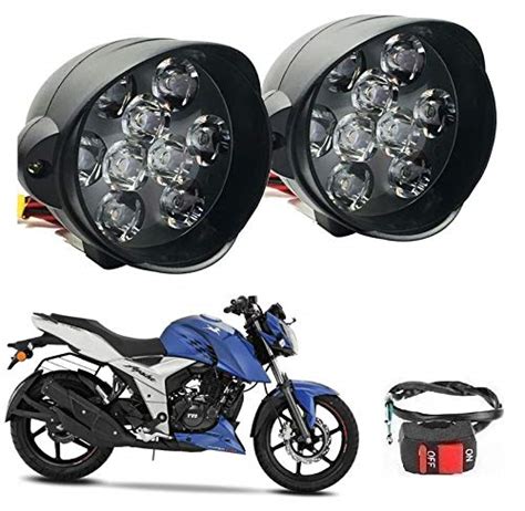 Bikers World 9 Led G3 Bike Led Lights Fogg Lamps Driving Headlights ...
