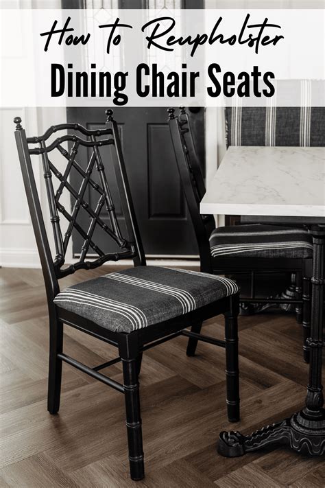 Reupholstered Dining Room Chairs