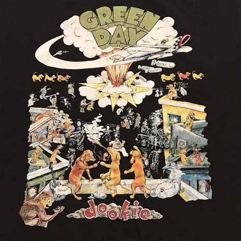 Y2K Green Day Dookie Album Cover Art Music Band Tour … - Gem