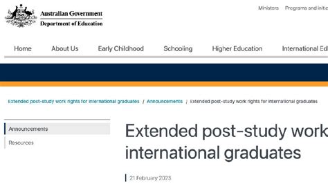 重磅官宣澳大利亚最新留学政策！延长国际毕业生工作签证以及打工时间|毕业生|澳大利亚|留学_新浪新闻