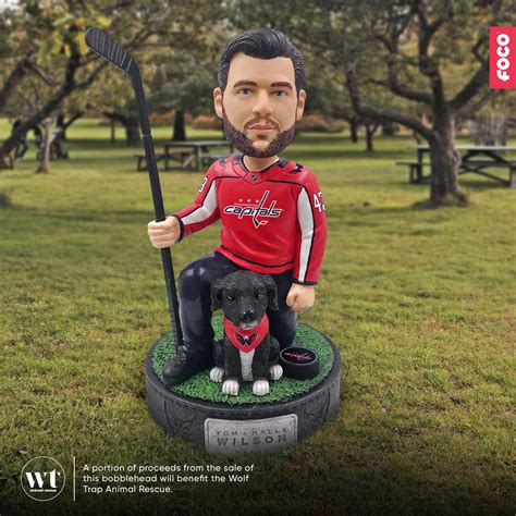 This adorable Tom Wilson and Halle bobblehead will help raise money for ...