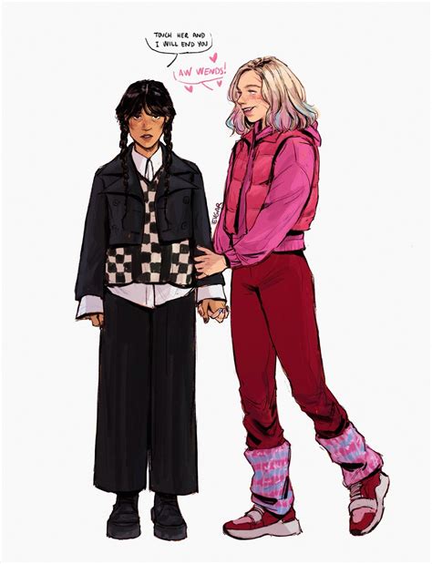wednesday x enid on Tumblr