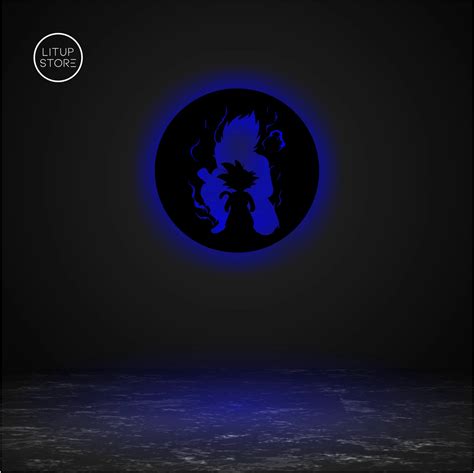 Goku Super Saiyan - Anime - Backlit LED Logo – Litup Store