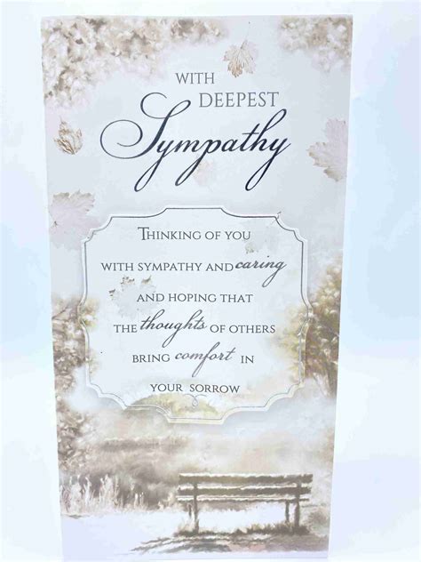 With Deepest Sympathy Slim Card - Cardmarkets