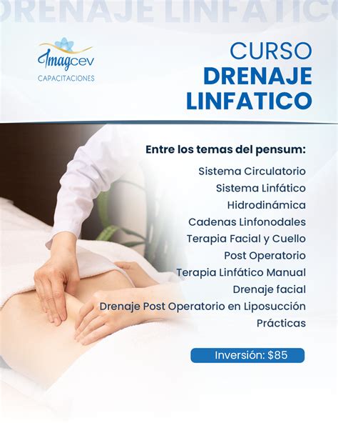 Drenaje Linfático - 8 Modulos con Practica - Imagcev Laboratorio
