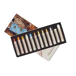 Sennelier Oil Pastel Set of 12 - Metallic |Ideal for pastel paper ...