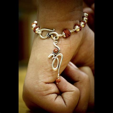 Buy New Om pendant with Rudraksha Bracelet – Jewllery Design