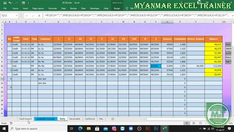 Image result for Excel Lessons Myanmar