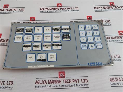 Praxis 93.6.020.000 Operator Keyboard W6274/8 – Aeliya Marine Tech