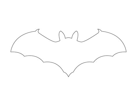 Halloween Bat Template - 15 Free PDF Printables | Printablee