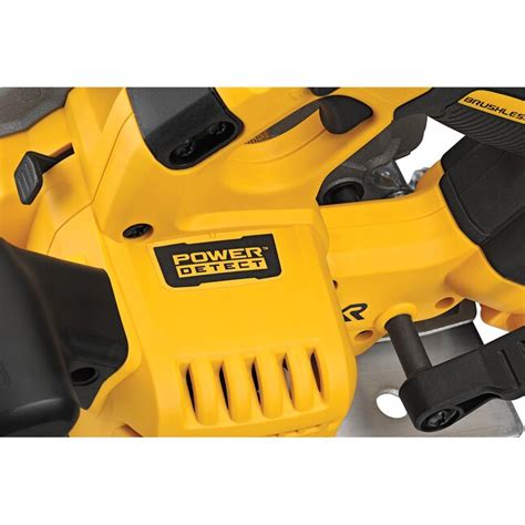 DEWALT XR POWER DETECT 20-volt Max 7-1/4-in Brushless Cordless Circular ...