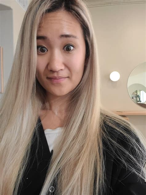 Pretty Asian Hair With Blone