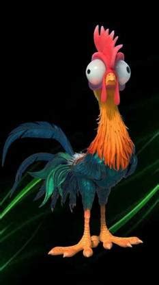 Moana Rooster Black Matte Finish Poster Paper Print - Animation ...