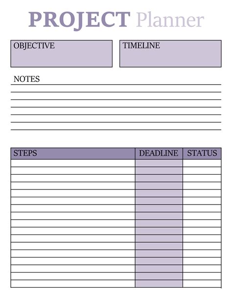 Image result for Project Notes Template