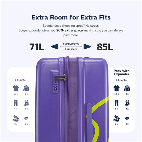 Buy Suitcase Set of 2 Loop Hard Luggage Aurora Blue | Provogue