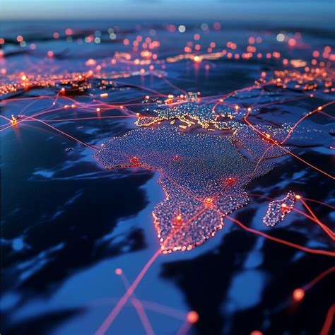 A visual of international shipping routes with customs checkpoints and ...