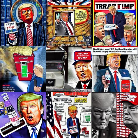 David Dees Conspiracy Image featuring Donald Trump | Stable Diffusion